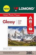 Фотобумага LOMOND глянцевая A4, 280 г/м2, 50 л.