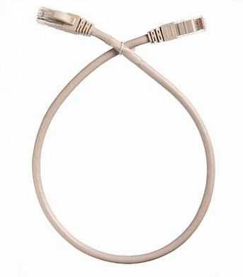 Патч-корд UTP4 cat 6a, NETKO 53892, 0.5 м, серый
