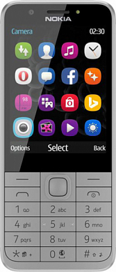 Мобильный телефон NOKIA 230 Dual Sim, серебристый