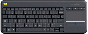 Беспроводная клавиатура LOGITECH Wireless K400 Plus, USB, черная