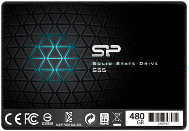Накопитель SSD 2.5" SILICON POWER Slim S55 480Гб (SP480GBSS3S55S25TR)