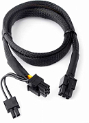 Переходник питания, 6 pin (f) - 6 pin + 2 pin (f), CABLEXPERT CC-PSU-86, 80 см