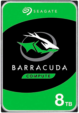 Жесткий диск 3.5" SEAGATE Barracuda 8Тб (ST8000DM004)