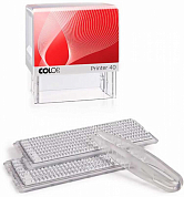Самонаборный штамп COLOP Printer 40 Set-F, прозрачный
