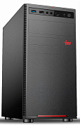 Компьютер IRU Home 320A3SE A8-9600/ 4Гб/ 120Гб/ Radeon R7/ Win 10 Pro, черно-красный (1626201)