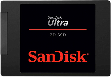 Накопитель SSD 2.5" SANDISK Ultra 3D 500Гб (SDSSDH3-500G-G25)
