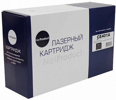 Картридж NETPRODUCT N-CE401A, голубой