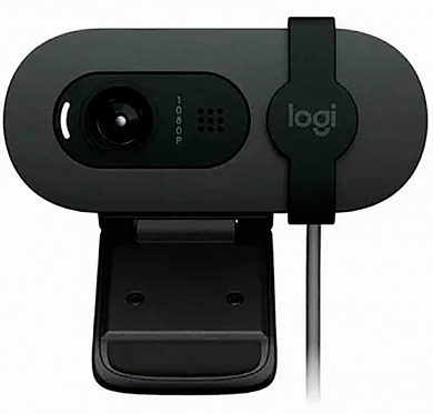 Веб-камера LOGITECH Brio 100, черная
