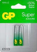 Батарейка AAA GP Super G-Tech, 1.5V (2 шт)