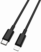 Кабель Apple Lightning - USB Type-C, CABLEXPERT CCP-USB-CMLM2, 1 м, черный