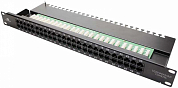 Патч-панель 19" телефонная 50 портов RJ-45 UTP DATAREX DR-4071, черная