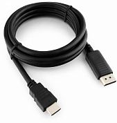 Кабель DisplayPort - HDMI, DisplayPort (m) - HDMI (m), CABLEXPERT CC-DP-HDMI, 1.8 м, черный