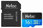 Карта памяти microSDHC NETAC P500 16Gb, Class10 UHS-I U1 (NT02P500STN-016G-R)