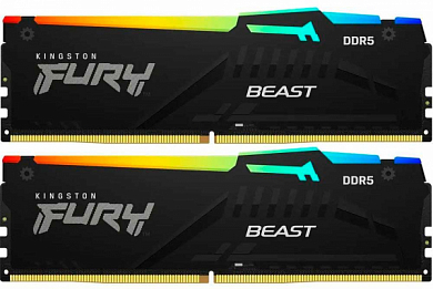 Комплект модулей памяти DDR5 32Gb PC48000 6000MHz KINGSTON (KF560C36BBE2AK2-32), Retail