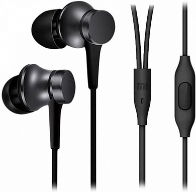 Гарнитура XIAOMI Mi Earphones Basic, вкладыши, черная
