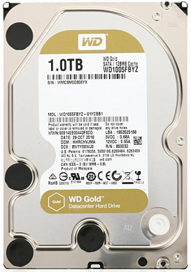 Жесткий диск 3.5" WD Gold 1Тб (WD1005FBYZ)