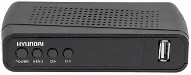 ТВ ресивер DVB-T2 HYUNDAI H-DVB520, черный