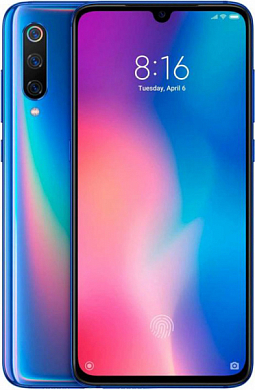 Смартфон XIAOMI Mi 9 (M1902F1G) 6Gb/64Gb синий (X22646)