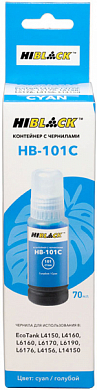 Чернила HI-BLACK HB-101C для Epson, водные, 70 мл, голубой