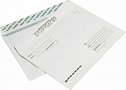 Конверт почтовый C4 (229x324 мм) FORPOST, "Куда/Кому", силиконовая лента, белый (250 шт)