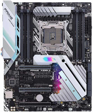 Материнская плата ASUS Prime X299-A Intel X299, FCLGA2066, DDR4, RAID, 6*USB2.0, 8*USB3.1,  GLAN, ATX