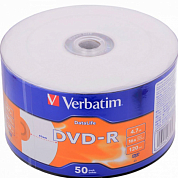 Диск DVD-R VERBATIM 4.7Gb (43793), Bulk, 50 шт