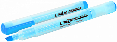 Текстовыделитель UNIVERSAL Unix Memory, голубой