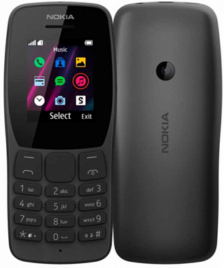 Мобильный телефон NOKIA 110 Dual Sim, черный