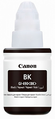 Контейнер с чернилами CANON GI-490 BK 0663C001, черный