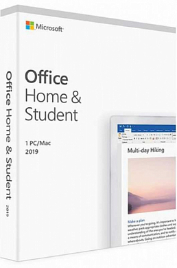 Microsoft Office Home & Student 2019 RUS, BOX