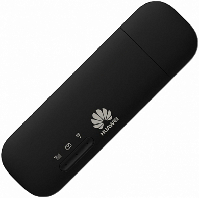USB-модем + роутер HUAWEI E8372, черный