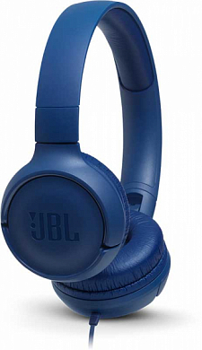 Гарнитура JBL Tune 500, накладная, синяя