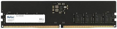 Модуль памяти DDR5 8Gb PC38400 4800MHz NETAC (NTBSD5P48SP-08), Retail