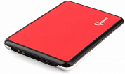 Внешний бокс для HDD/SSD 2.5" GEMBIRD EE2-U3S-61, красный металлик