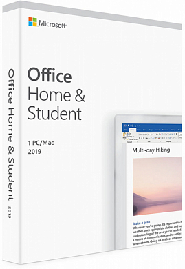 Microsoft Office Home & Student 2019 RUS, ESD (электронная лицензия)