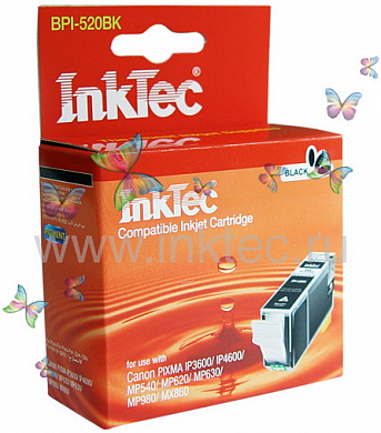 Струйный картридж INKTEC BPI-520BK, черный