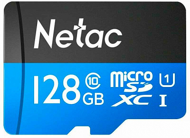Карта памяти microSDXC NETAC P500 Standard 128 Гб, Class10 UHS-I (NT02P500STN-128G-S)