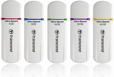 Флешка USB TRANSCEND JetFlash 620 8Gb, USB 2.0, белый