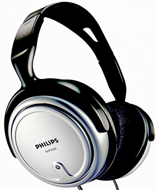 Наушники PHILIPS SHP2500, мониторные, черные