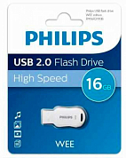 Флешка USB PHILIPS Wee 16Gb, USB 2.0, белый