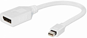 Адаптер (переходник) DisplayPort, CABLEXPERT A-mDPM-DPF-001-W, 15 см