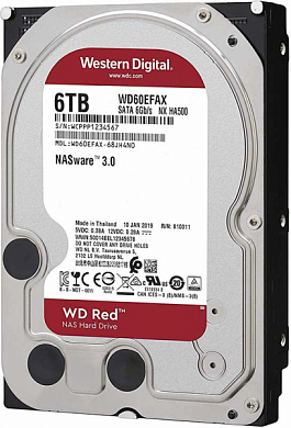 Жесткий диск 3.5" WD Red 6Тб (WD60EFAX)