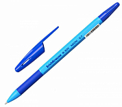 Ручка шариковая ERICH KRAUSE R-301 Neon Stick&Grip, синяя