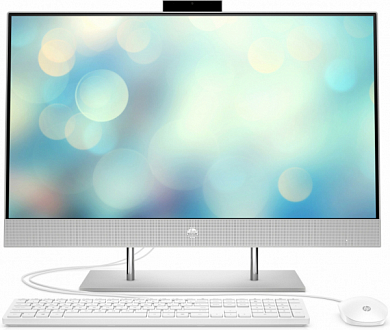 Моноблок HP 27-dp1015ur, 27", Core i5 1125G4, 8Гб, 256Гб, Intel UHD, DOS, белый (3V0L1EA)