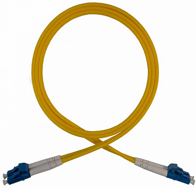 Патч-корд оптический Duplex LC/UPC - LC/UPC SM, ПТ ПЛЮС, 12 м