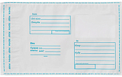 Пакет почтовый C6 (119x165 мм) AMERPLAST, "Куда/Кому", силиконовая лента, белый