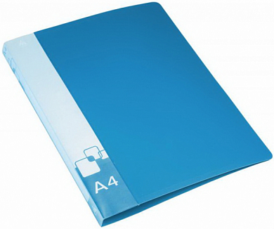Папка с пружинным скоросшивателем A4 БЮРОКРАТ -PZ07Pblue, синяя