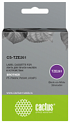 Кассета с лентой CACTUS CS-TZE261 Black on White (36мм x 8м)