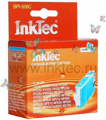Струйный картридж INKTEC BPI-508C, голубой