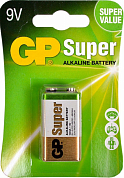 Батарейка 6F22 GP Super, 9V (1 шт)